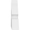 Ekena Millwork Richland Architectural Grade PVC Gable Bracket, 48"W x 18"H x 4"D x 6"F, 9/12 Pitch GBP048X18X0406RIC00 - alternate 2